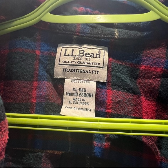 L.L. Bean Men’s Plaid Shirt Lot XL - Picture 9 of 12